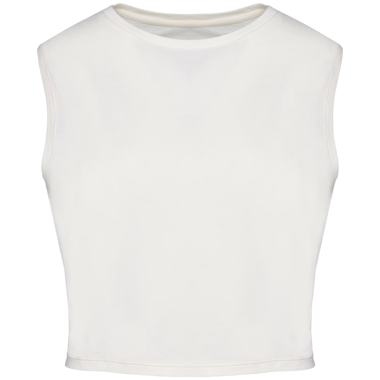 T-shirt Crop Donna Ivory | Rebel Raiment